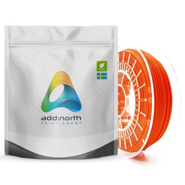 Addnorth E-PLA-filament för 3D-skrivare 1,75 mm Orange