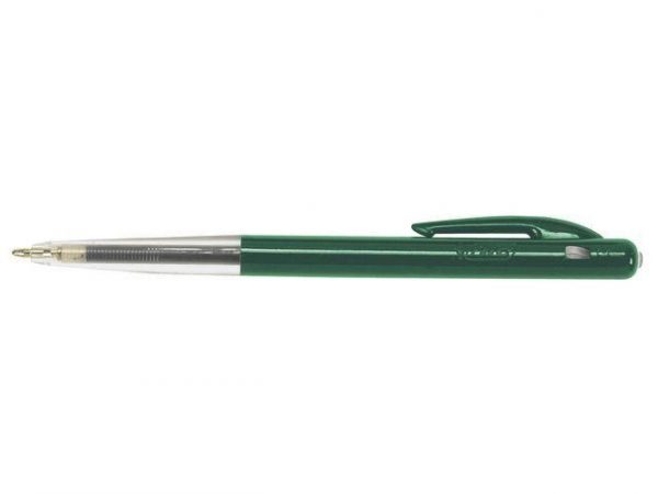 Bläckkulpenna BIC Clic M10 Medium Grön, 1.0mm, 50st 50st