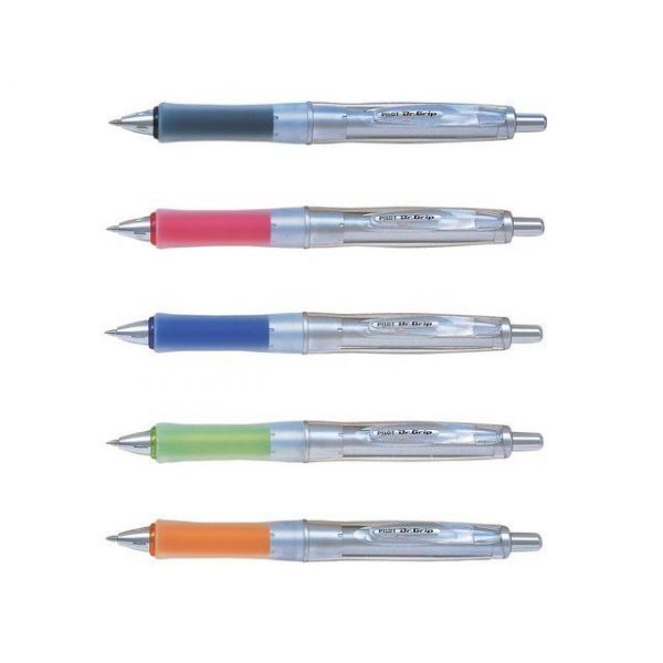 Bläckkulpenna PILOT Dr Grip Medium Blå, sorterade färger, 1.0mm