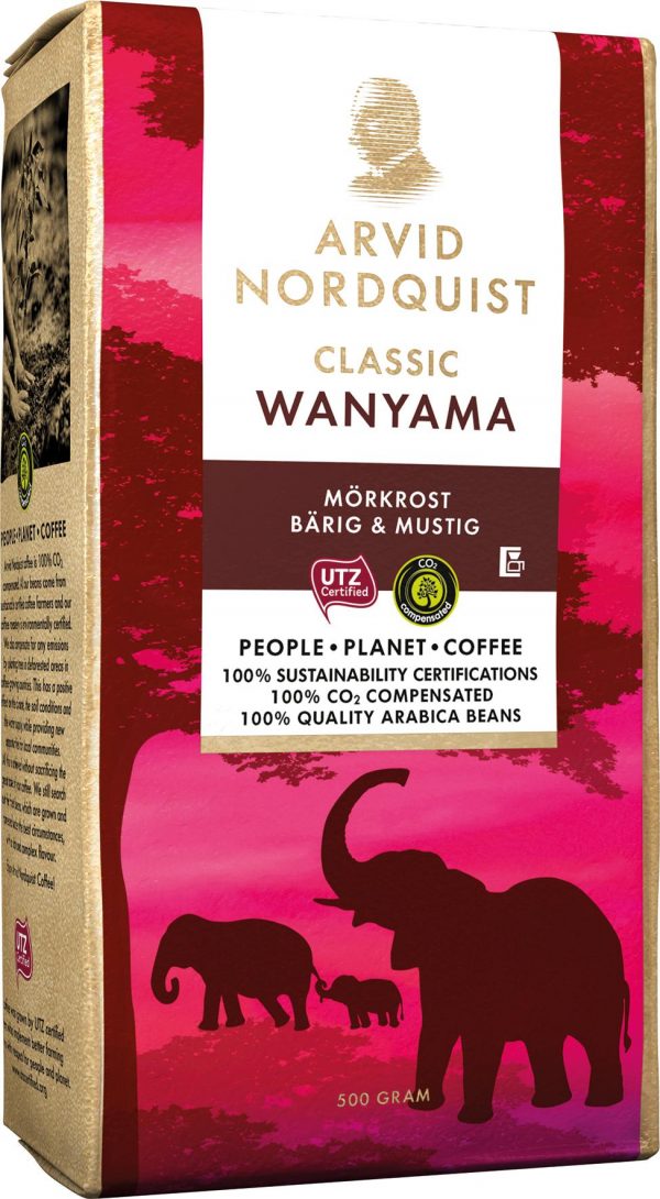 Kaffe Classic Wanyama 500g 12st