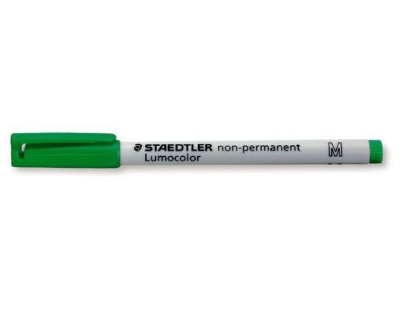 OH-Penna Staedtler Lumocolor Grön, medium, vattenlöslig, 10st 10st