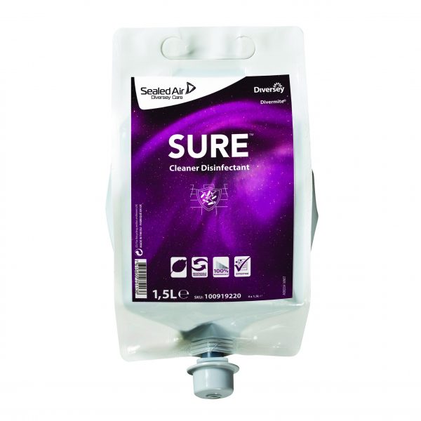 Rengöring SURE Cleaner Disinfect. 1,5L 4st
