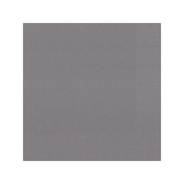 Servett 3-lags 24x24cm granitgrå, 250st