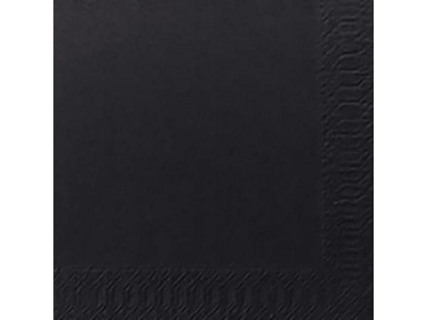 Servett 3-lags 24x24cm svart, 250st
