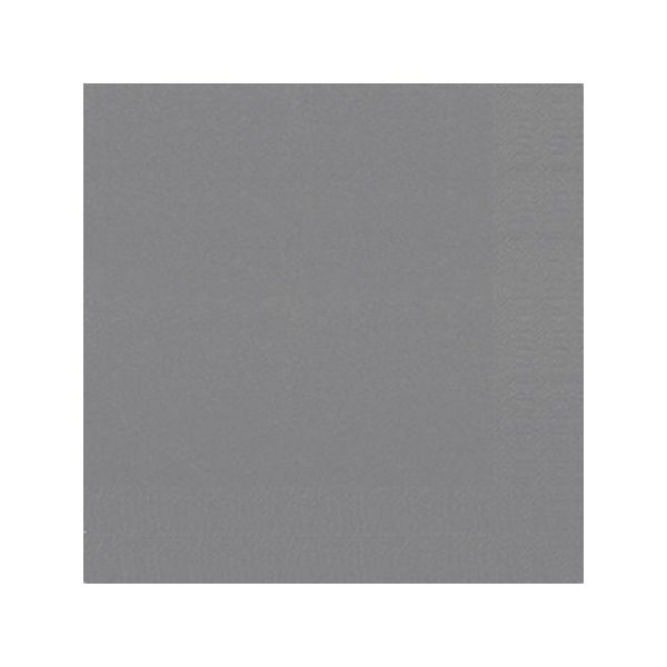 Servett Granitgrå, 3-lager, 40x40cm, 125/fp, 8fp 8frp