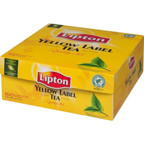 Te Lipton påse Yellow Label, 100st