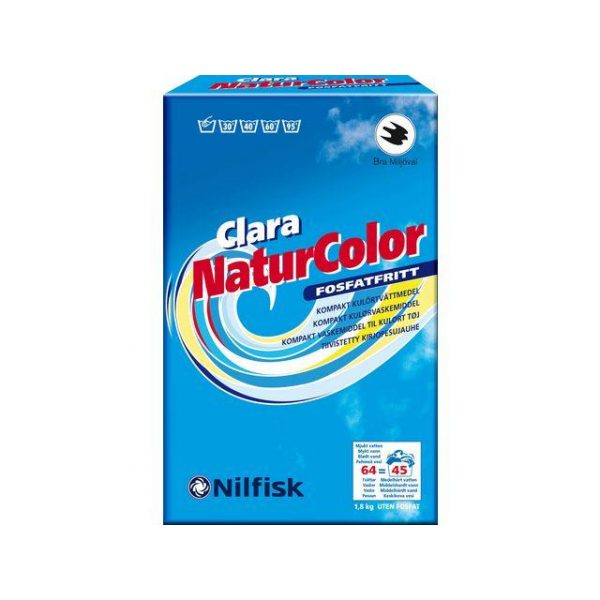 Tvättmedel Clara Natur Color, 1,8kg