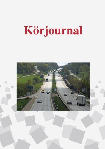 Körjournal A5 32blad