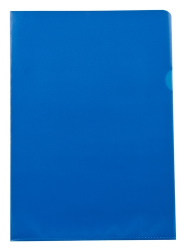 Plastmapp A4 0,12mm 100/fp Blå