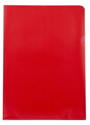 Plastmapp A4 0,12mm 100/fp Röd