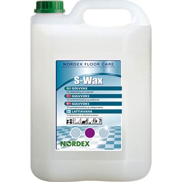 Golvvax S-Wax ytbehandling/underhåll 5 Liter