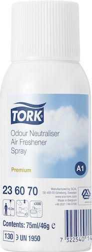 Luktförbättrare TORK A1 neutral 75 ml, 12st/fp