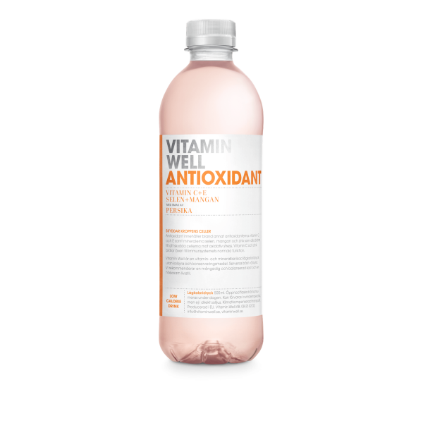 VITAMIN WELL Antioxidant Persika, 50cl 12st