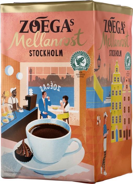 Kaffe Zoégas Stockholm vac450 12st