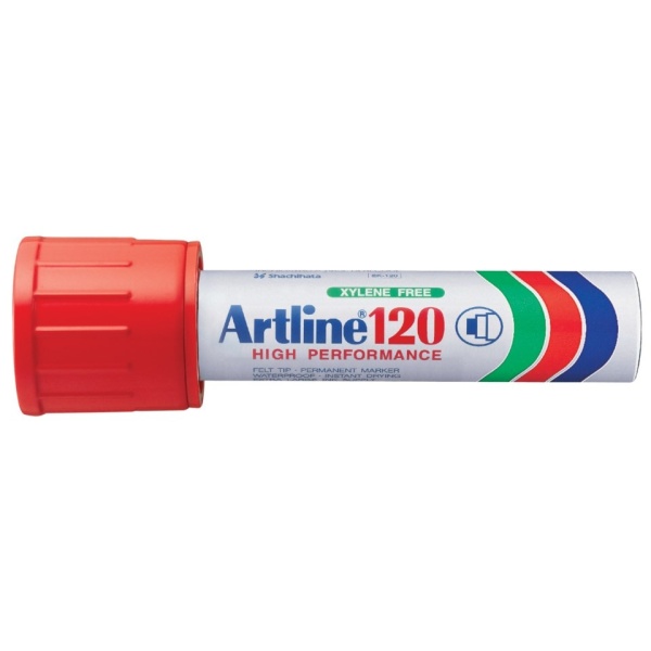 Märkpenna Artline 120 röd 20 mm