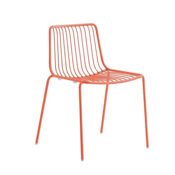 Stol Nolita 3650, sh.46,5 cm, stapelbar, orange