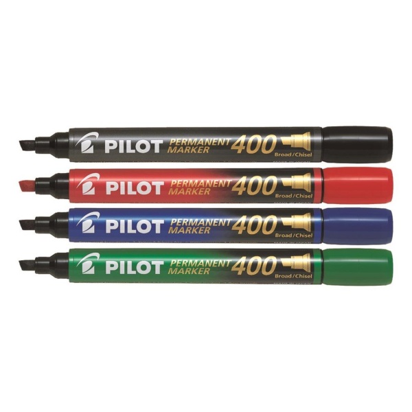 Märkpenna Pilot 400 Skuren 2-5mm 4 färger