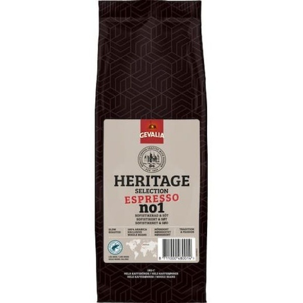 Kaffe GEVALIA Heritage Sel 1000g 8/krt