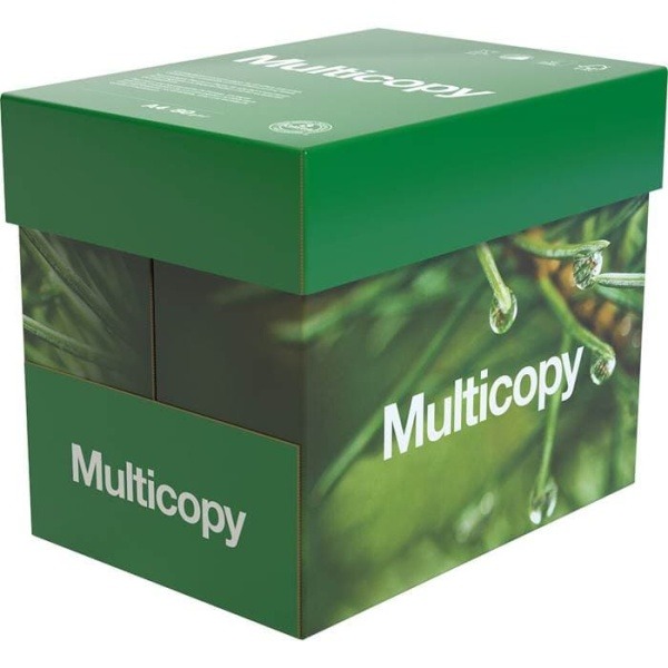 Kopieringspapper MultiCopy A4 80g HÅLAT, 5x500/krt