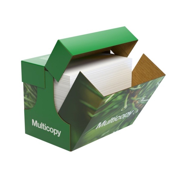 Kopieringspapper MultiCopy A4 80g Xpressbox HÅLAT, 2500/krt