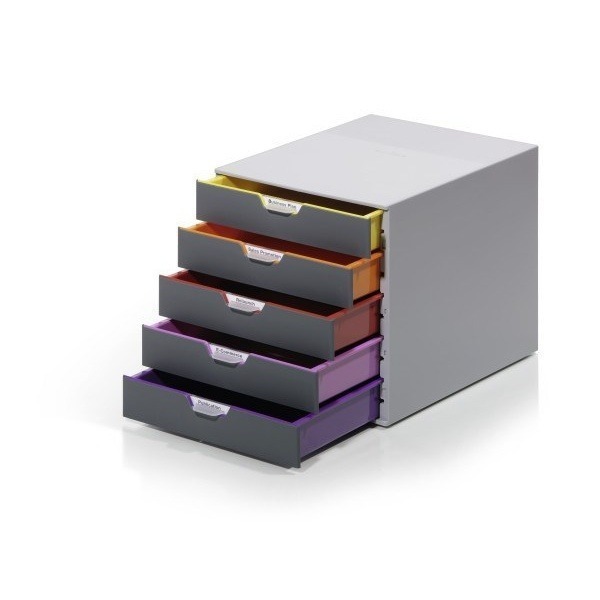 Blankettbox Durable Varicolor 5 lådor