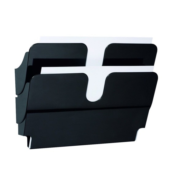 Blankettfack Durable Flexiplus svart A4L, 2 st/fp