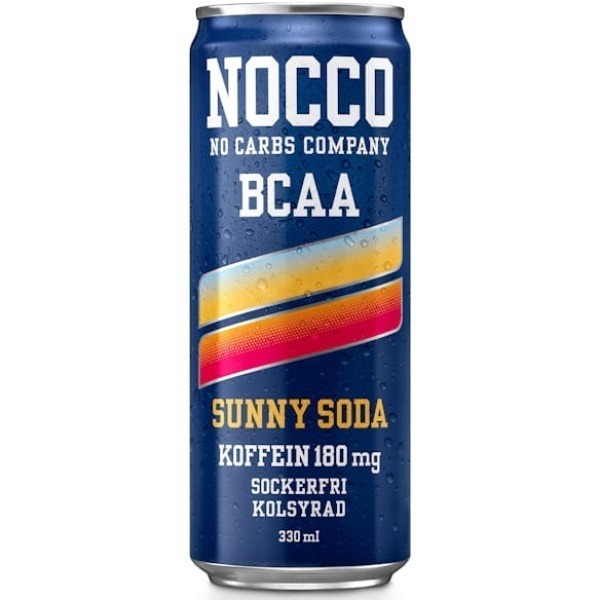 Energidryck NOCCO Sunny Soda 330ml 24st