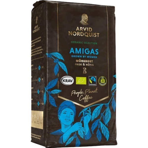 Kaffe Amigas Mörkrost 450 g