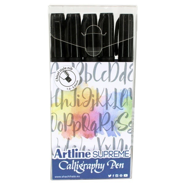 Kalligrafipenna Artline Supreme 1-5mm svart