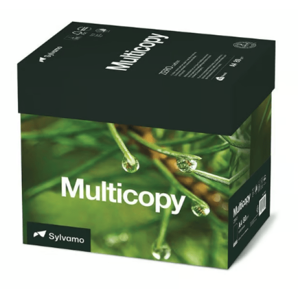 Kopieringspapper Multicopy Zero A4 80g, OHÅLAT Expressbox, 2500 st/krt