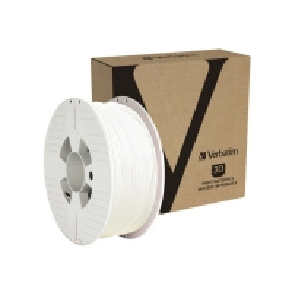 Verbatim - Vit, RAL 9003 - 1 kg - 335 m - PLA-filament (3D)