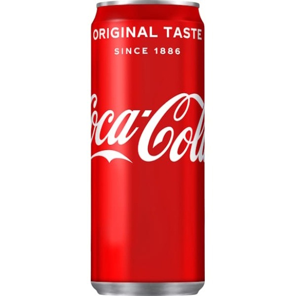 Coca-cola burk 33cl, 6/fp 6st