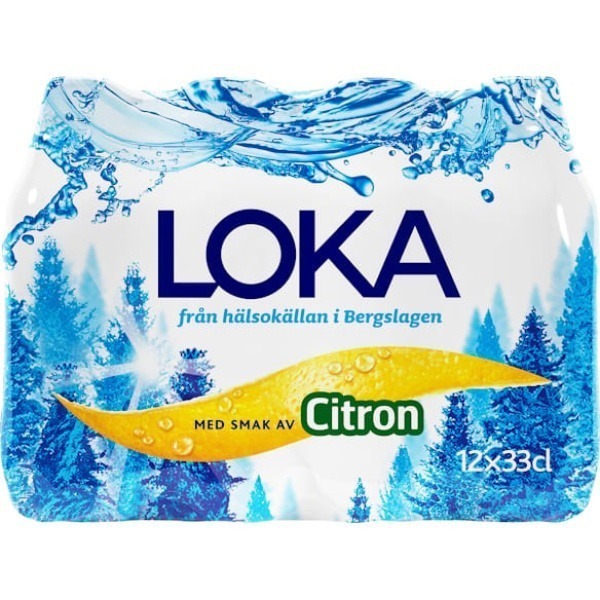 Loka citron PET 33cl 12pack in