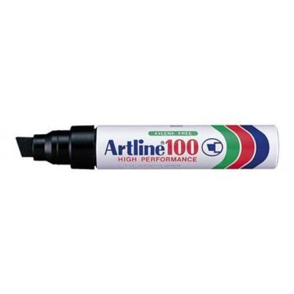 Märkpenna Artline 100 svart extrabred