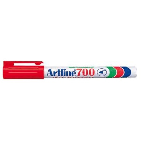 Märkpenna Artline 700 röd extrafin 0,7mm