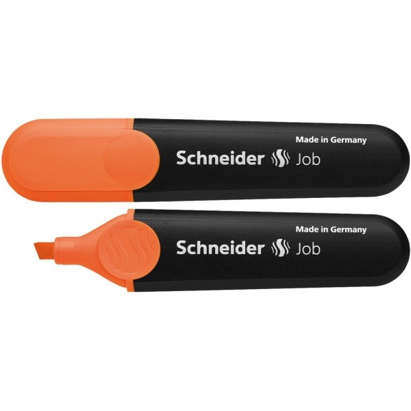Överstrykningspenna Schneider Job orange, 10 st/fp
