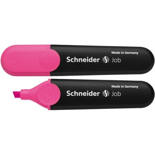Överstrykningspenna Schneider Job rosa, 10 st/fp