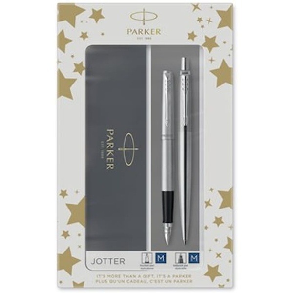 Parker Jotter 77% recycled Stainless Steel CT Duoset 5st