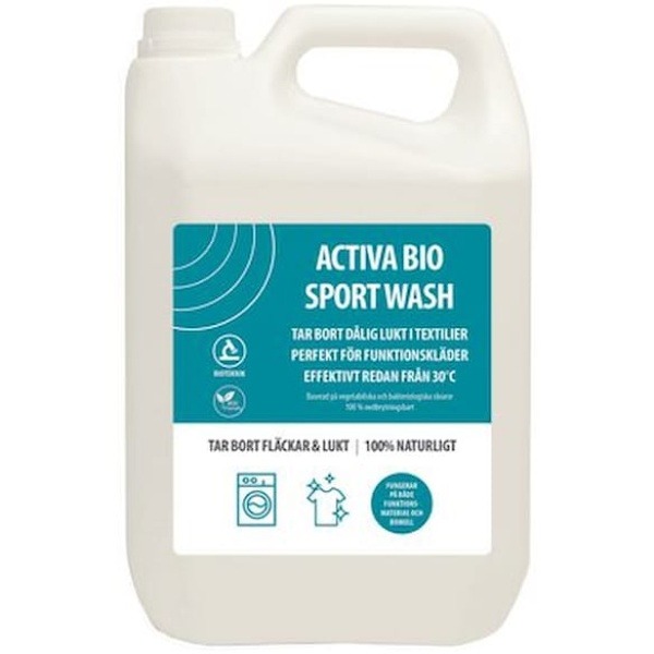 Tvättmedel ACTIVA Bio sport wash 5L 2st