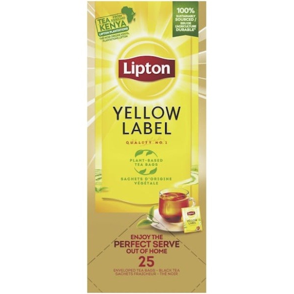 Te LIPTON påse Yellow Label 25/fp