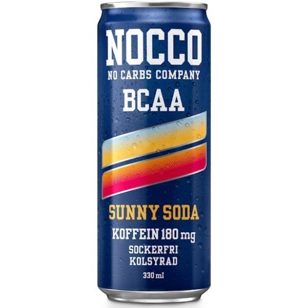 Energidryck NOCCO Sunny Soda 33cl 24st