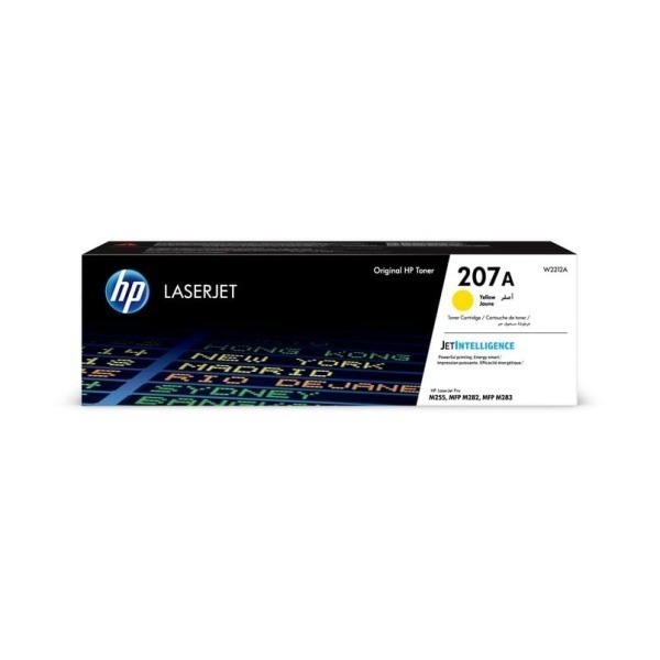 Lasertoner HP 207A 1250sid W2212A Gul