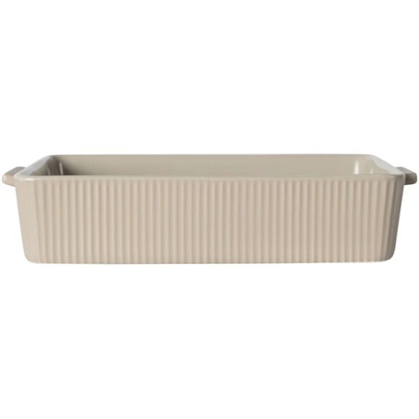 Ugnsform Flora liten beige