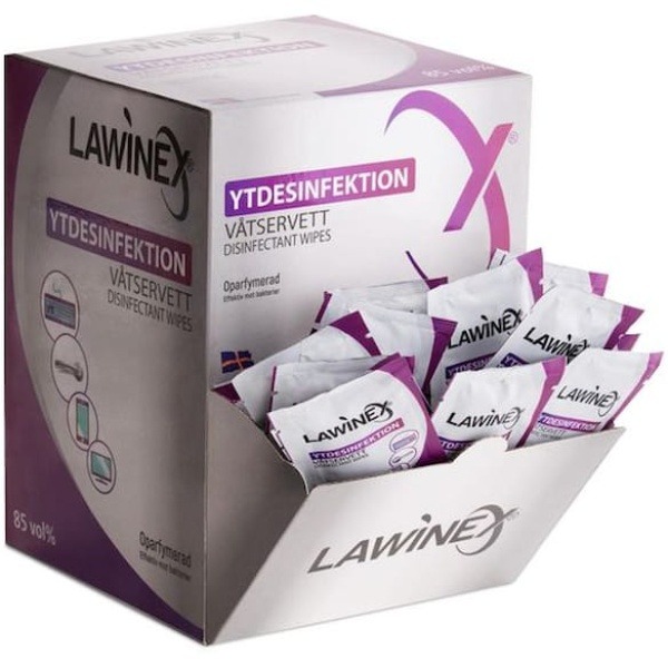 Ytdesinfektionsduk LAWINEX 85% 150/fp