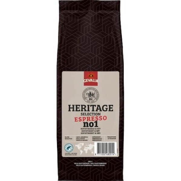 Kaffe GEVALIA Heritage Sel 1kg 8/krt