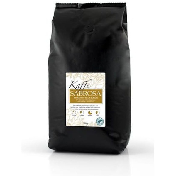 Kaffe SABROSA Espresso Hela Bönor 1kg