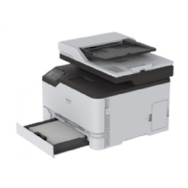 Ricoh M C240FW - Multifunktionsskrivare - färg - laser - A4 (media) - upp till 24 sidor/minut (kopiering) - upp till 24 sidor/minut (utskrift) - 250 ark - 33.6 Kbps - USB 2.0, Gigabit LAN, Wi-Fi(n), USB 2.0-värd