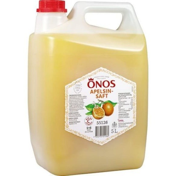 Saft ÖNOS Apelsin 1+6 5L