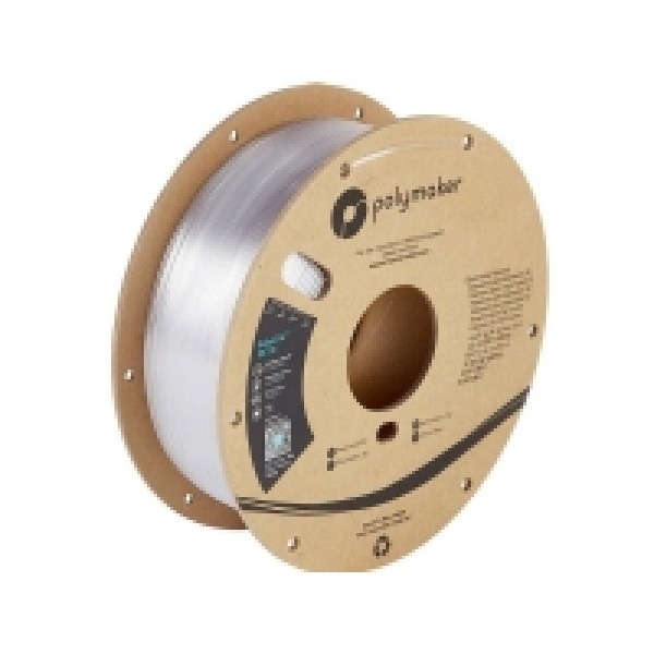 Polymaker PB01024 PolyLite Filament PETG #####värmebeständigt, #####hög draghållfasthet 2,85 mm 1000 g Transparent 1 stk