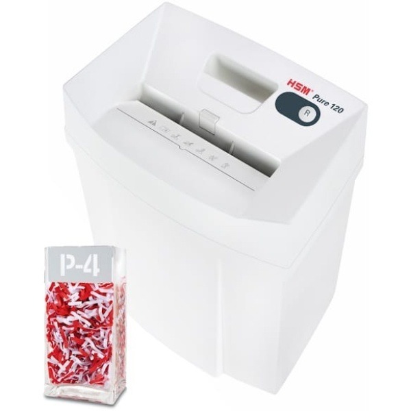 Pure Shredder 120 4x25 cross cut white, 20L, P-4